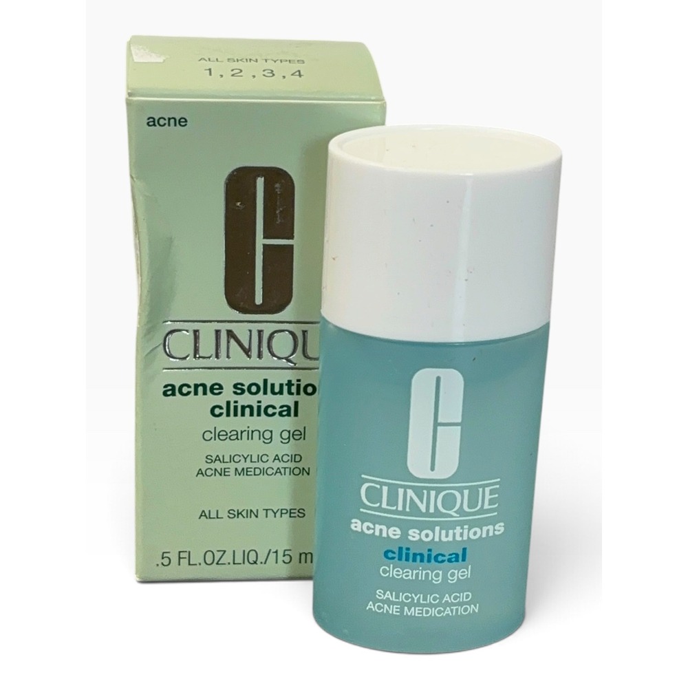 Clinique Acne Solutions Clinical Clearing Gel 0.5oz Salicylic Acid Treatment